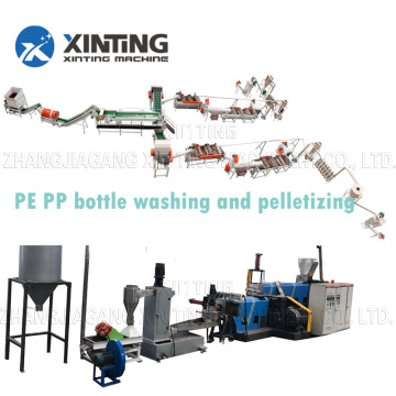 Dirty Plastic Pet Flakes Bottle Washing Recycling Line with Crushing Drying Machines